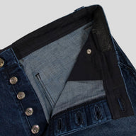 Chrome Hearts Double Turbo Diesel Carpenter Pants in Dark Wash