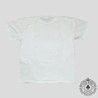 Celine Homme Logo Leopard Print Tee in White
