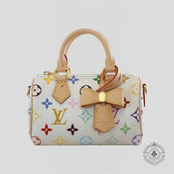 Louis Vuitton x Takashi Murakami Nano Speedy in White
