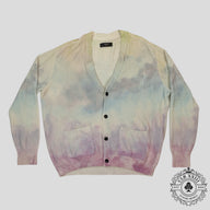 Amiri Watercolor Cardigan in Multicolor