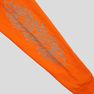 Chrome Hearts Miami Exclusive Horseshoe Logo Hoodie in Orange