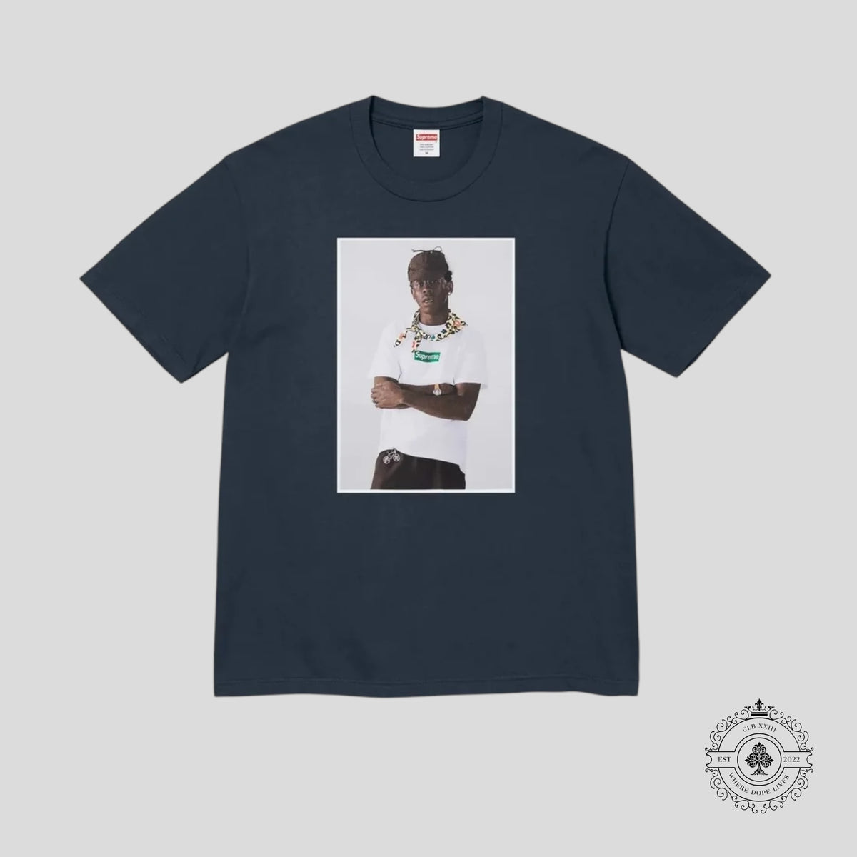 Supreme Tyler The Creator Tee in Navy