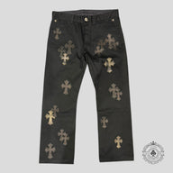 Chrome Hearts Cross Patch Chino Pants in Black / Camo