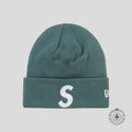 Supreme New Era S Logo Beanie in Green