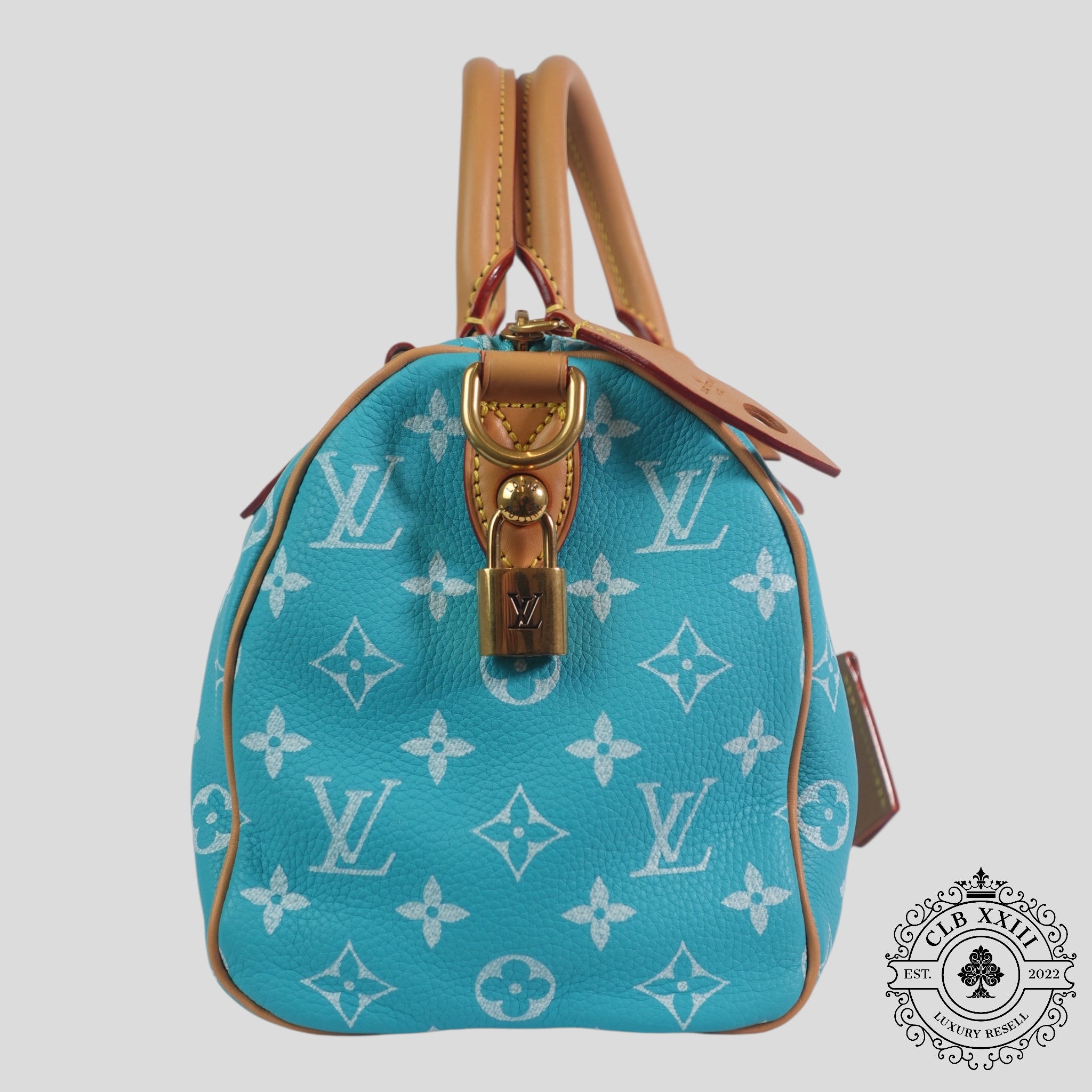 Louis Vuitton Speedy P9 Bandoulière 25 in Turquoise