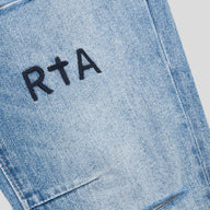 RTA Bryant Skinny Denim Jeans in Vintage Blue