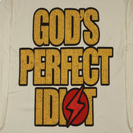 Blind Love God's Perfect Idiot Tee in Cream