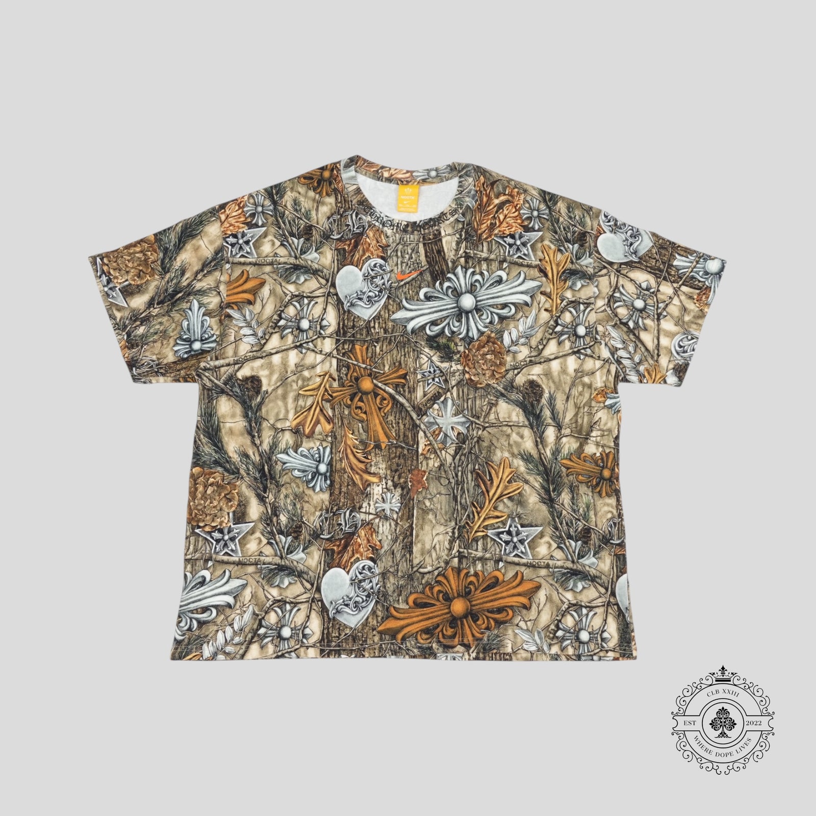 Chrome Hearts X Nocta Neck Logo Tee