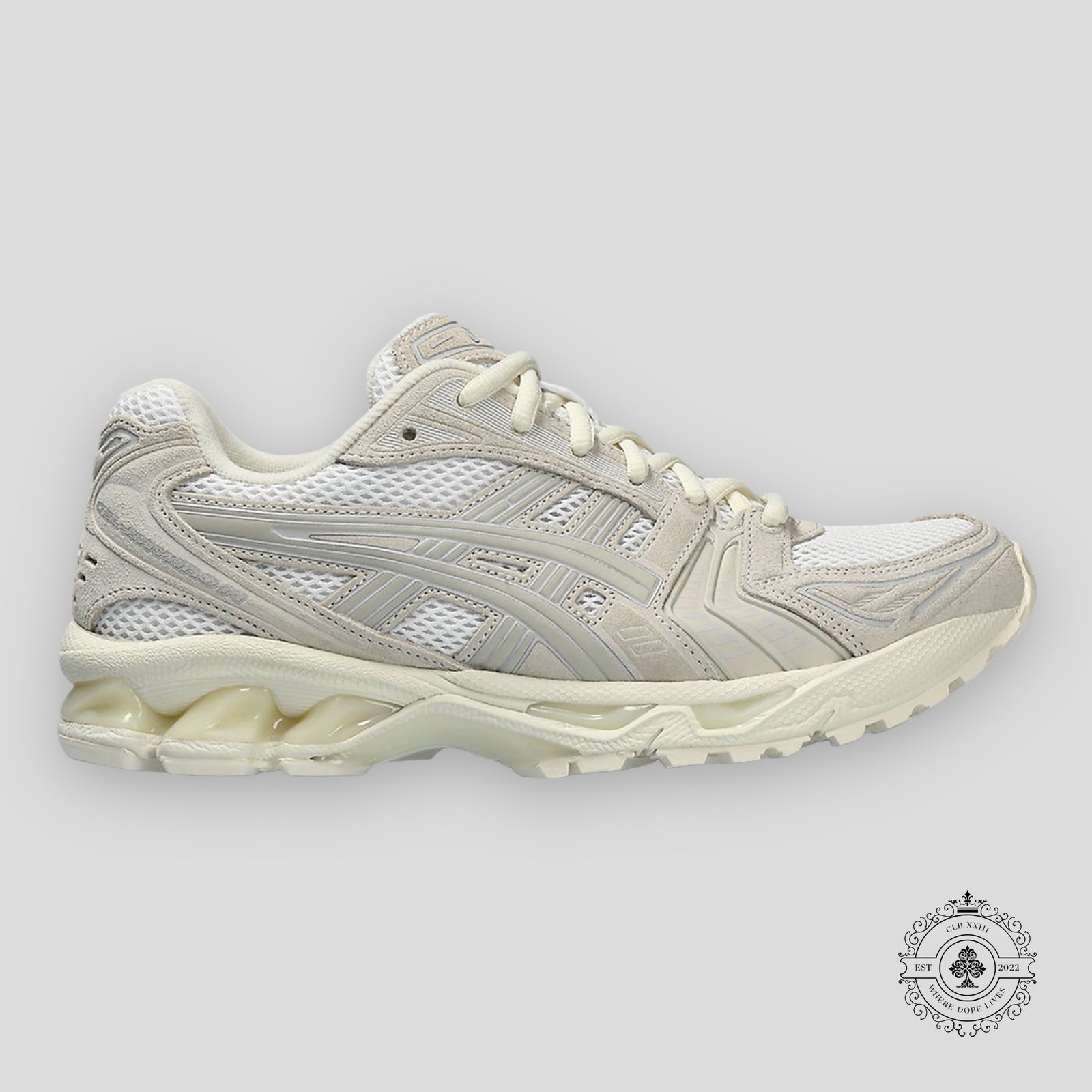 Asics Gel-Kayano 14 W White Smoke Grey