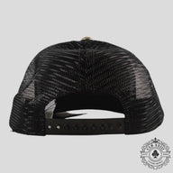 Chrome Hearts Miami Exclusive CH Patch Trucker Hat in Black