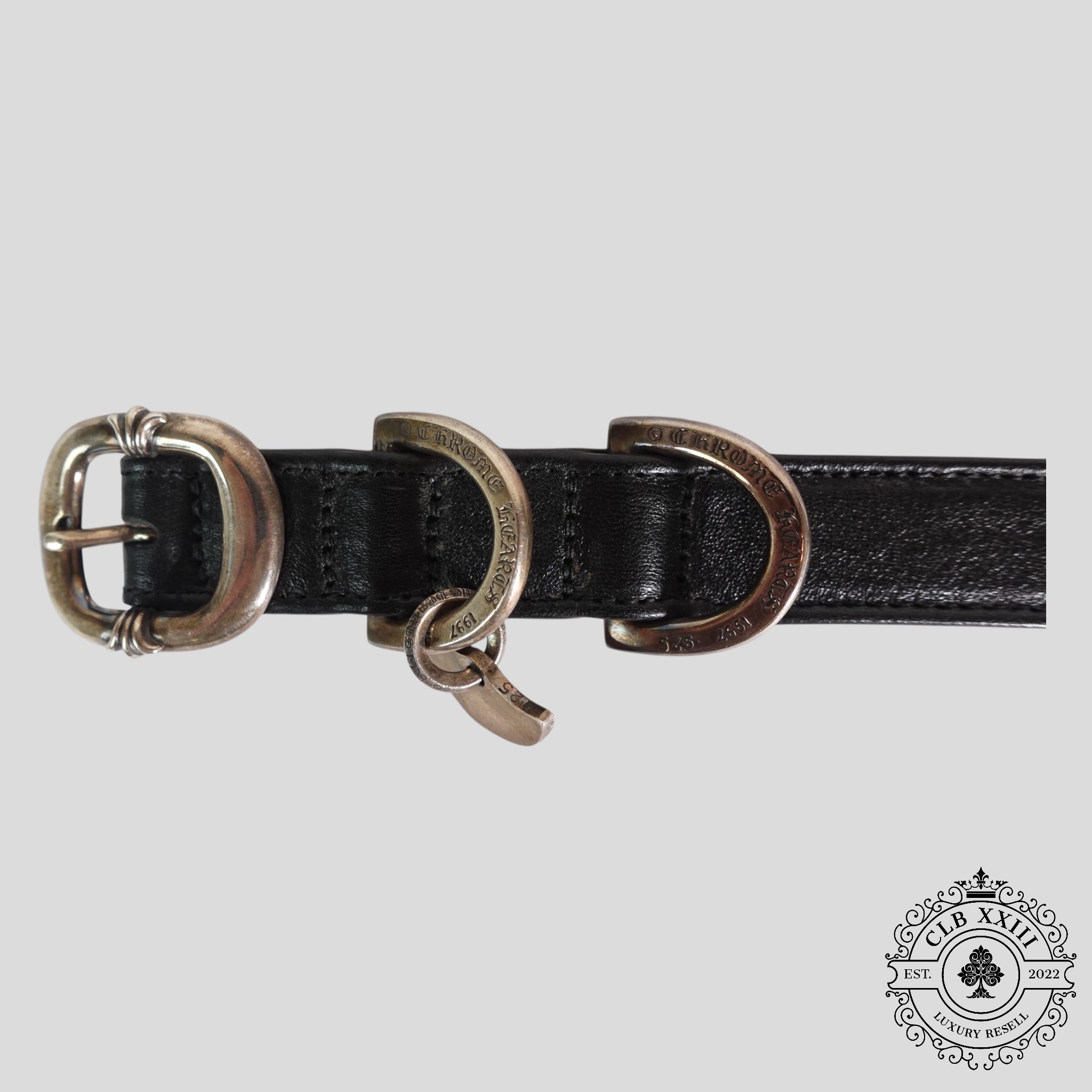 Chrome Hearts Dog Collar in Black