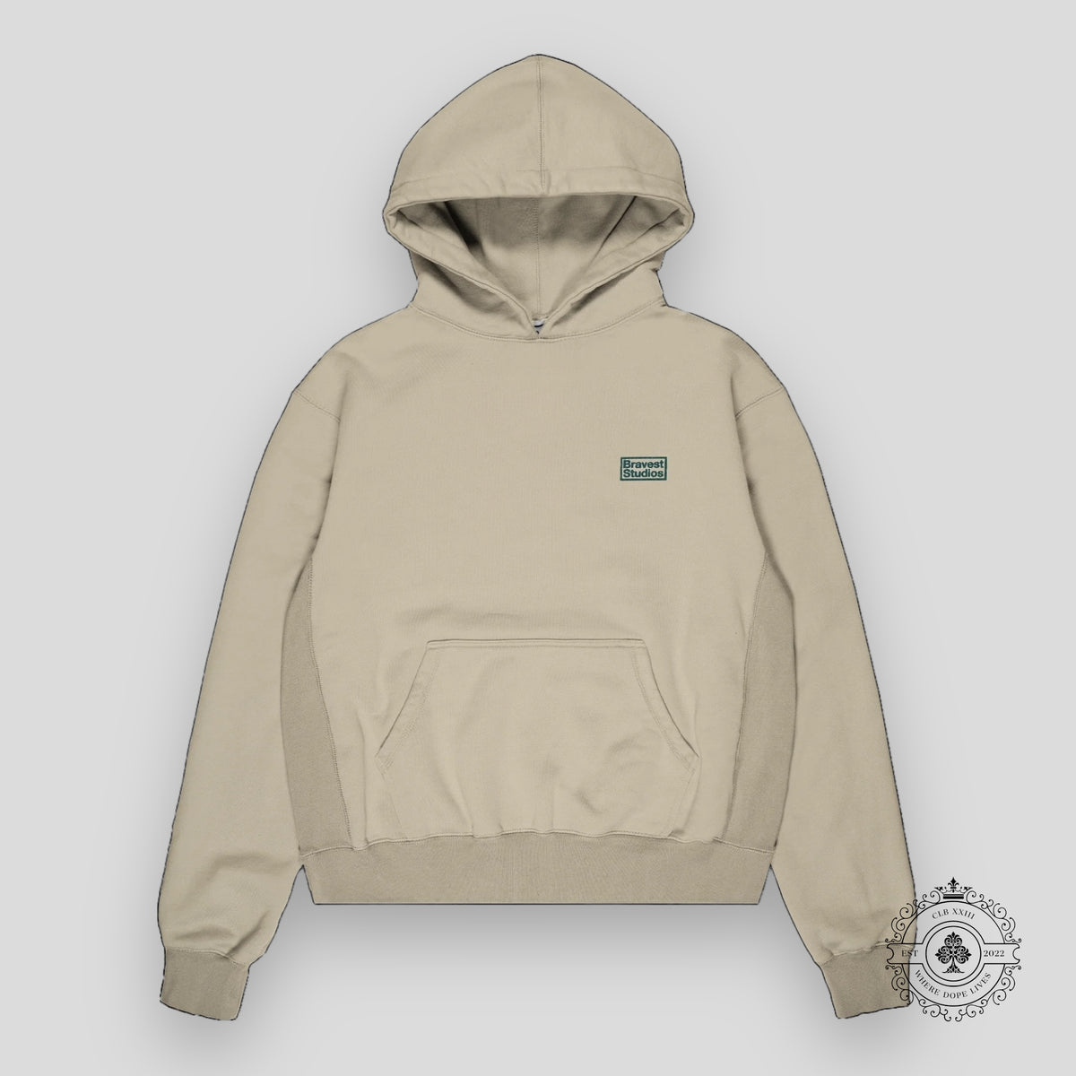 Bravest Studios Classic Hoodie in Biege
