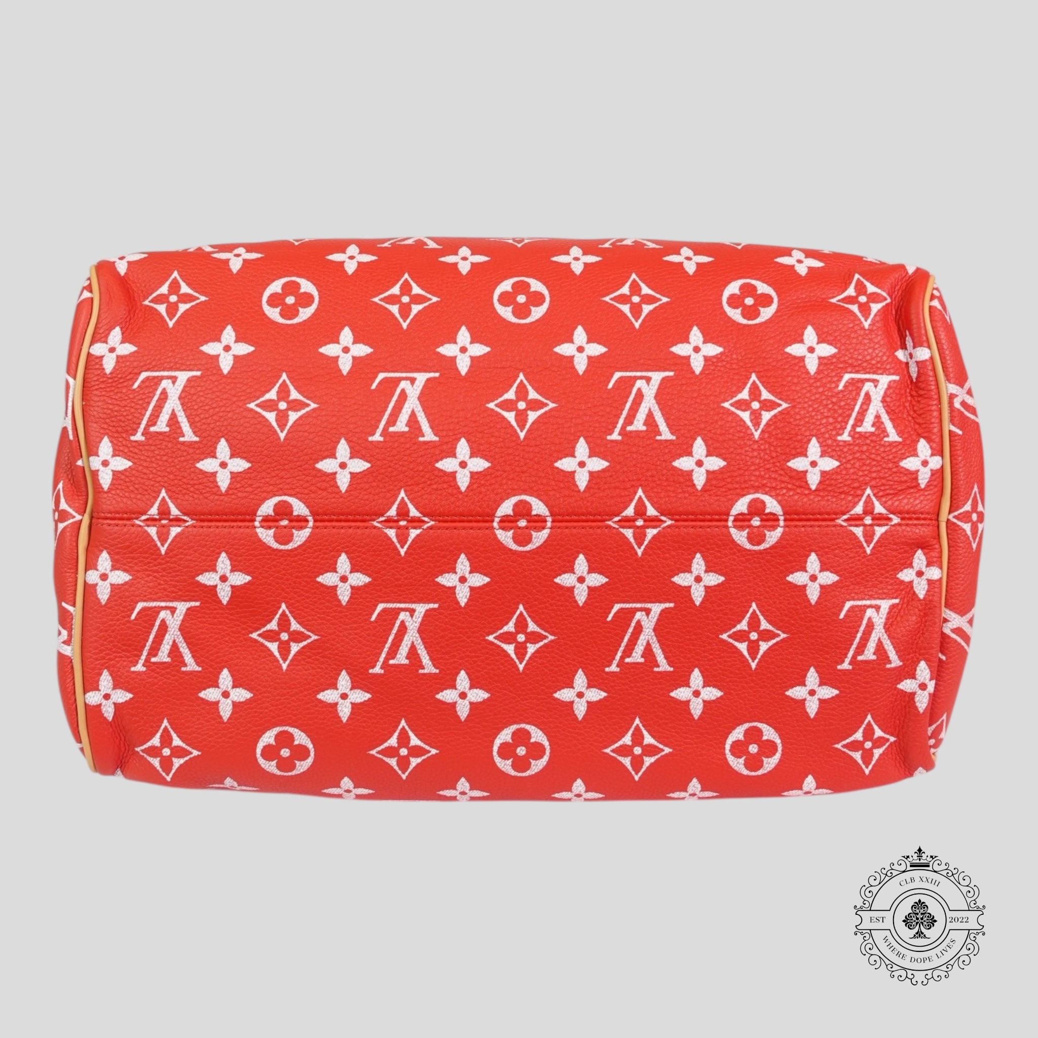 Louis Vuitton P9 Speedy Bandouliere 40 in Red