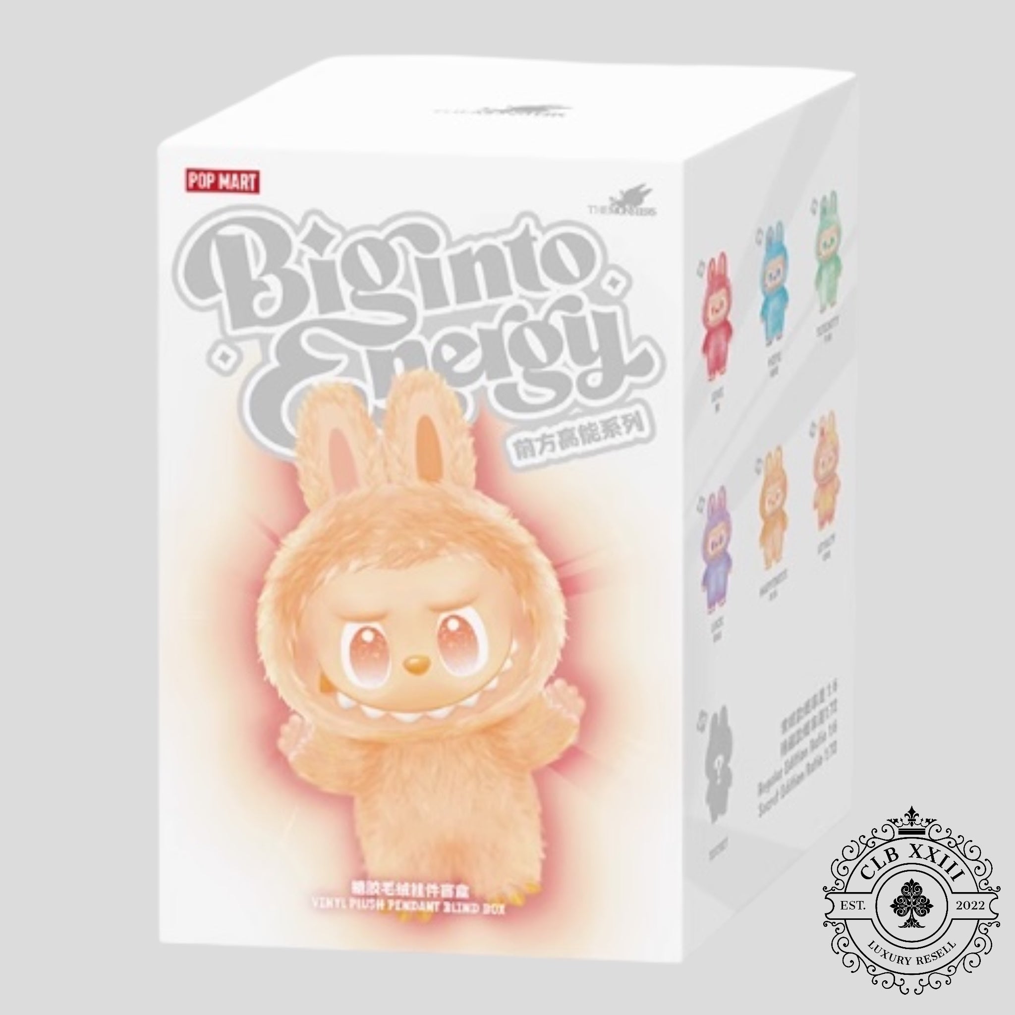 Pop Mart Labubu The Monsters Big into Energy Series Vinyl Plush Pendant Single Blind Box