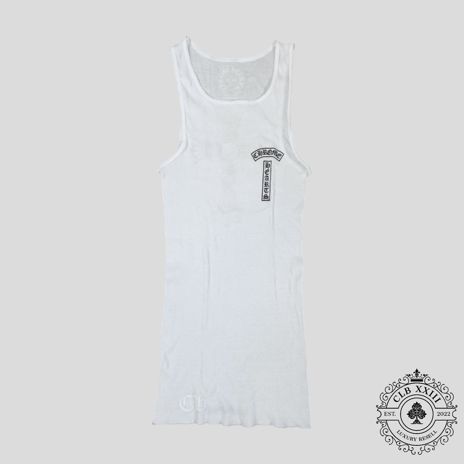 Chrome Hearts Cross Tank Top in White