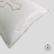 Chrome Hearts Mini Display Pillow in White