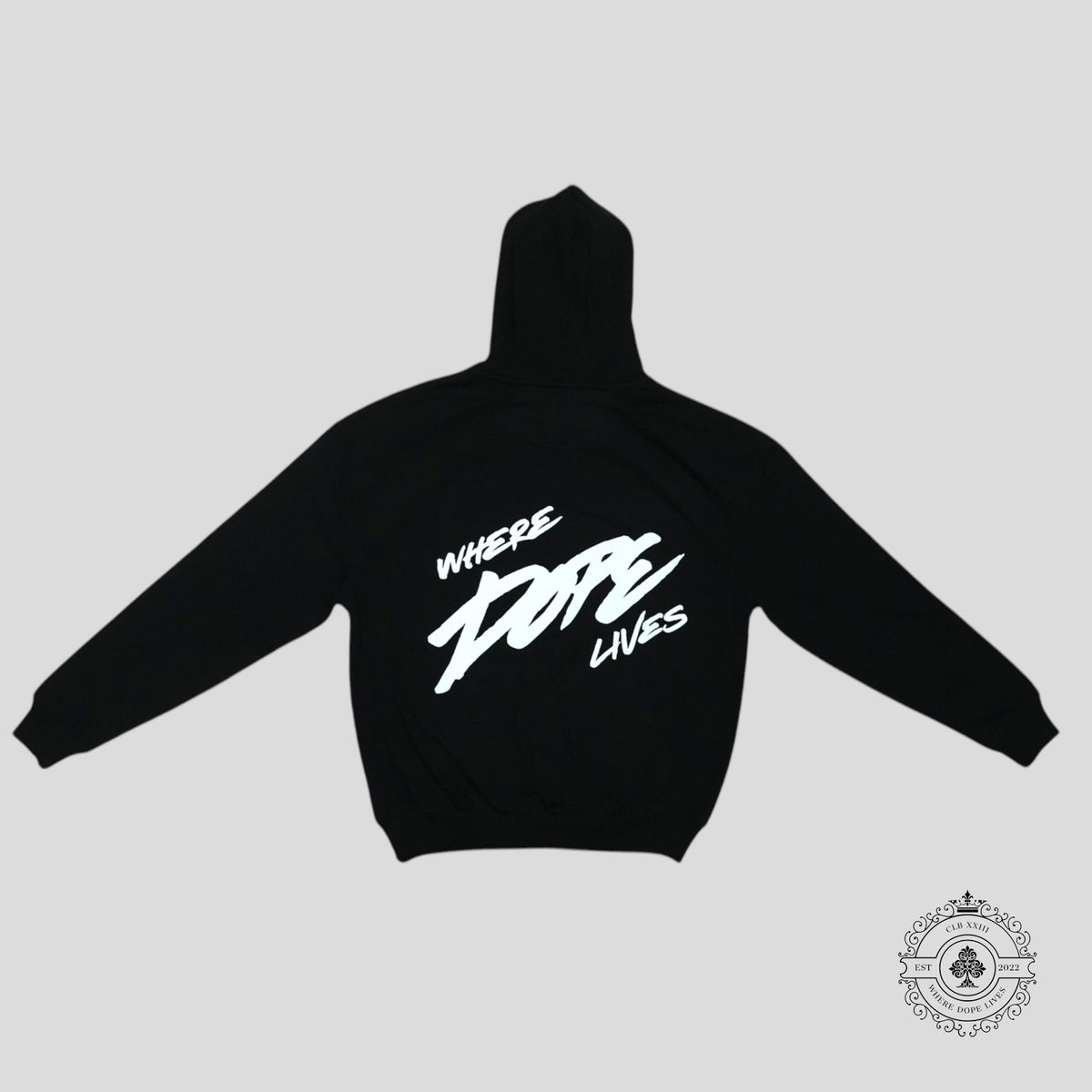 CLB XXIII Essential Hoodie in Black