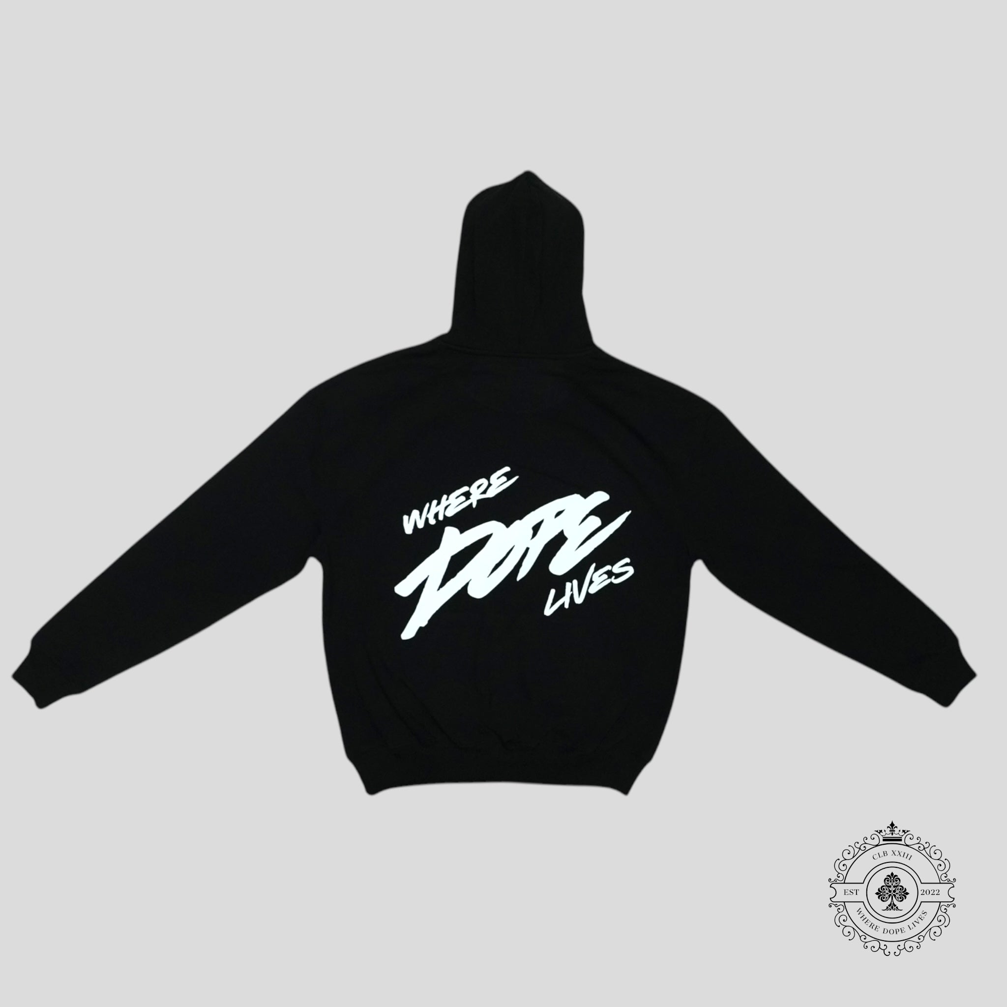 CLB XXIII Essential Hoodie in Black
