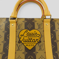 Louis Vuitton X Nigo Striped Monogram Keepall 50