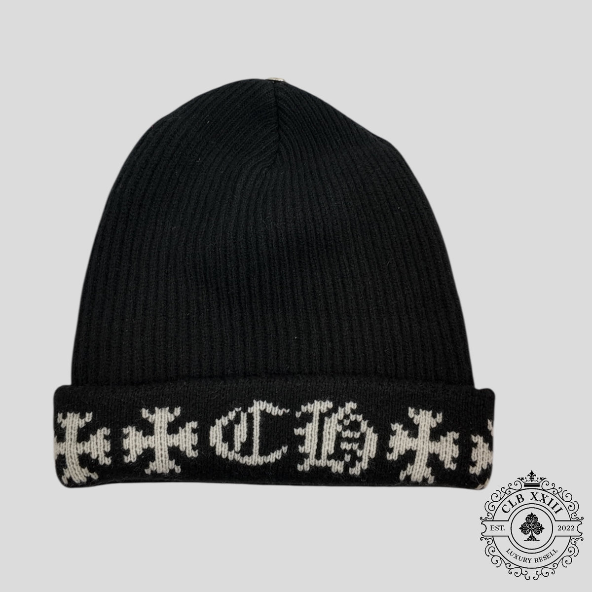 Chrome Hearts NYC Cashmere Beanie in Black