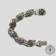 Chrome Hearts Multi Link Bracelet in Silver