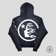 Hellstar Flame Hoodie in Black