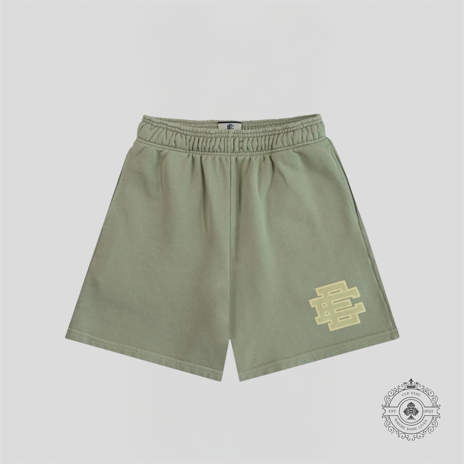 Eric Emanuel Core French Terry Sweatshorts in Green