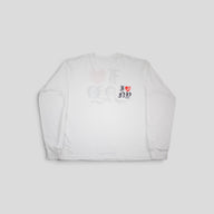 CHROME HEARTS I LOVE NY LONG SLEEVE TEE - WHITE