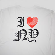 CHROME HEARTS I LOVE NY LONG SLEEVE TEE - WHITE