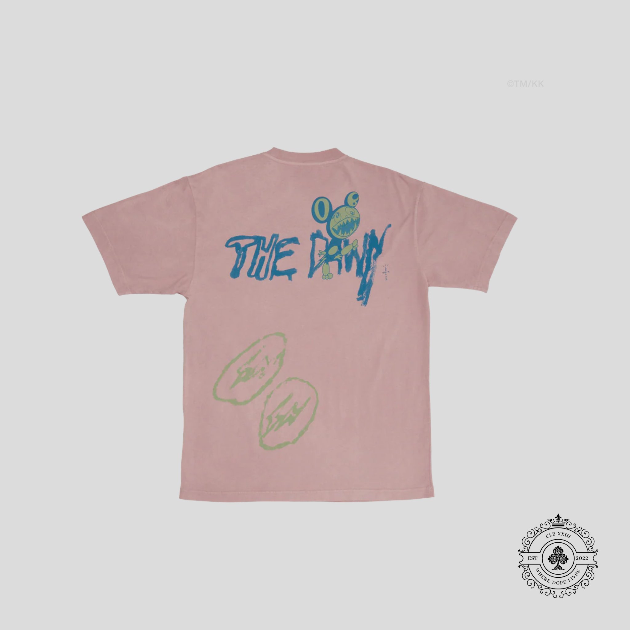 Cactus Jack X Fragment X Takashi Murakami The Dawn Tee in Pink