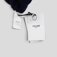 Celine Knit Hoodie in Navy
