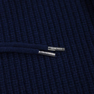 Celine Knit Hoodie in Navy