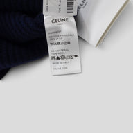 Celine Knit Hoodie in Navy