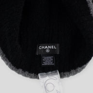 Chanel Cashmere & Silk Blend Balaclava in Black