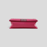 Chanel Lambskin Quilted Medium Boy Play Bag in Pink