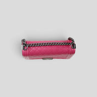 Chanel Lambskin Quilted Medium Boy Play Bag in Pink
