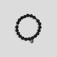 Chrome Hearts 6MM Vine Heart Bead Bracelet