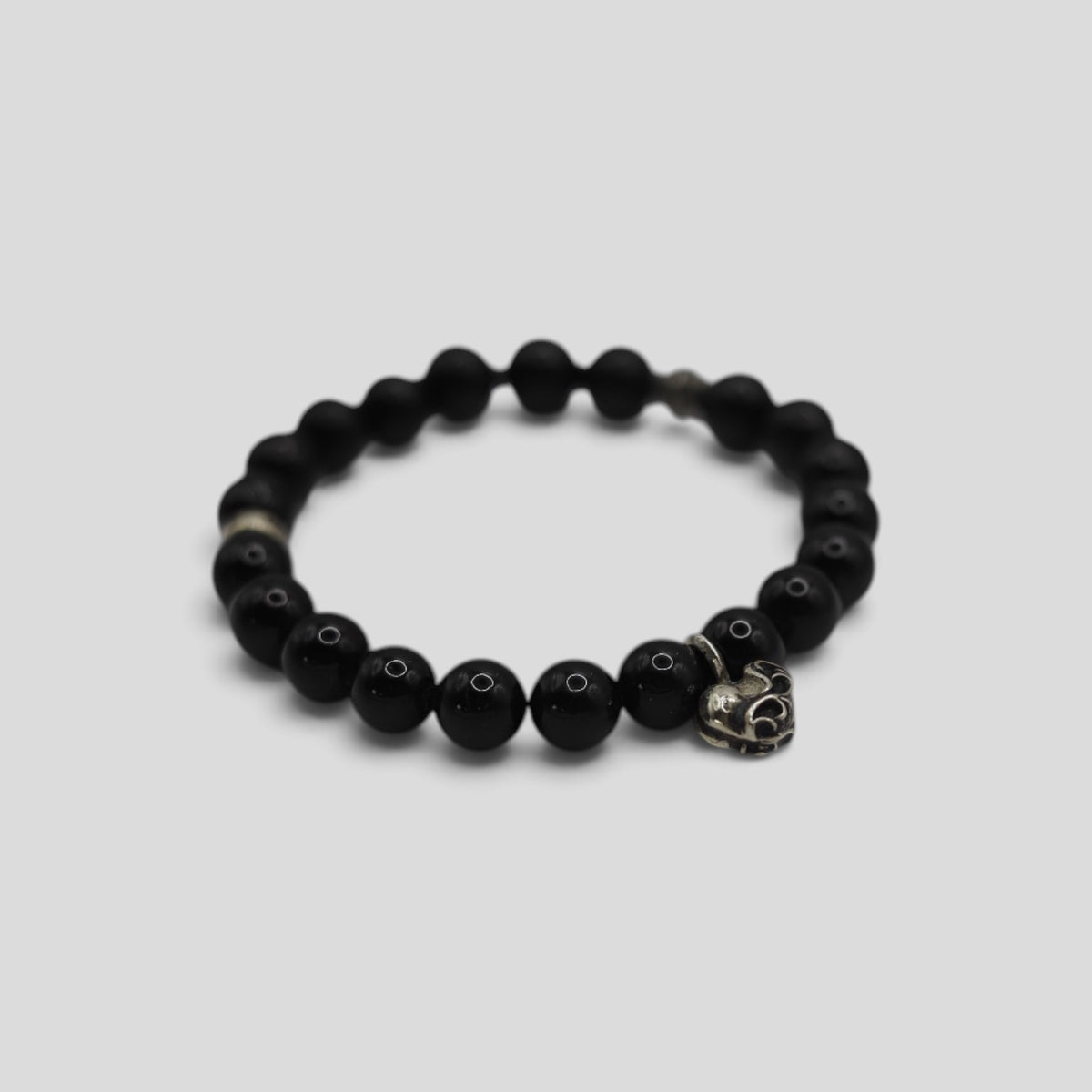 Chrome Hearts 6MM Vine Heart Bead Bracelet