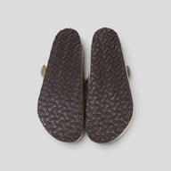 Chrome Hearts Birkenstocks in Taupe