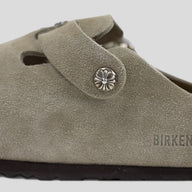 Chrome Hearts Birkenstocks in Taupe