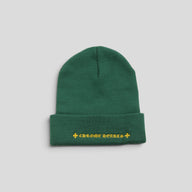 Chrome Hearts CH Logo Beanie in Green / Yellow