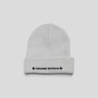 Chrome Hearts CH Logo Beanie in White