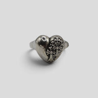Chrome Hearts Cemetery Heart Ring