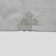 Chrome Hearts Cross Patch Button Up in White