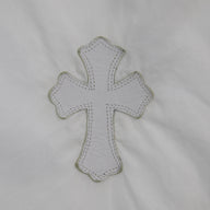 Chrome Hearts Cross Patch Button Up in White