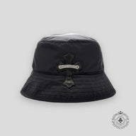 Chrome Hearts Cross Patch Chum Bucket Hat in Black