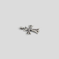 Chrome Hearts Diamond Embellished Tiny Cross Pendant