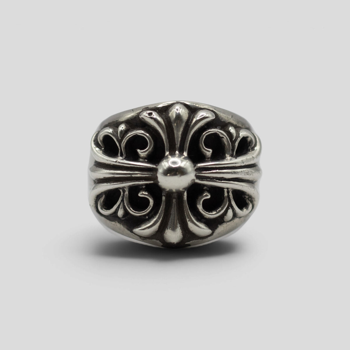 Chrome Hearts Floral Cross Ring