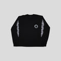 Chrome Hearts Floral Long Sleeve Tee in Black
