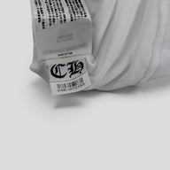 Chrome Hearts Floral Sleeve Long Sleeve Tee in White